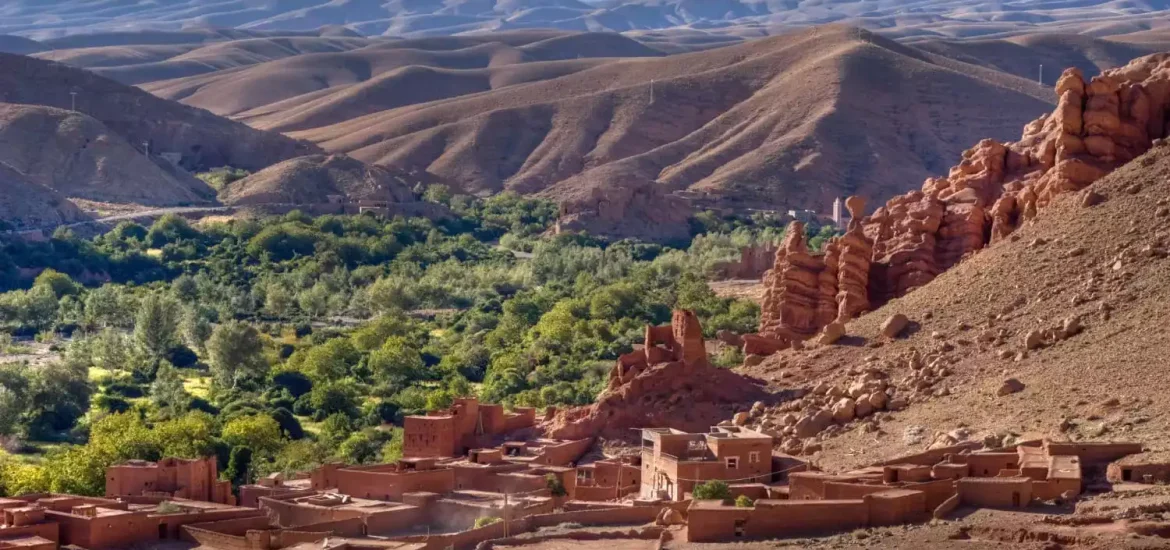 an images showing dades gorge