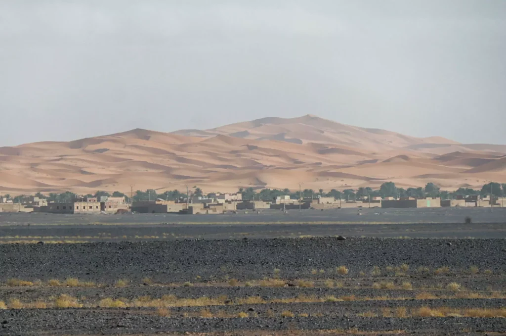 photo of the way from merzouga to todra gorge