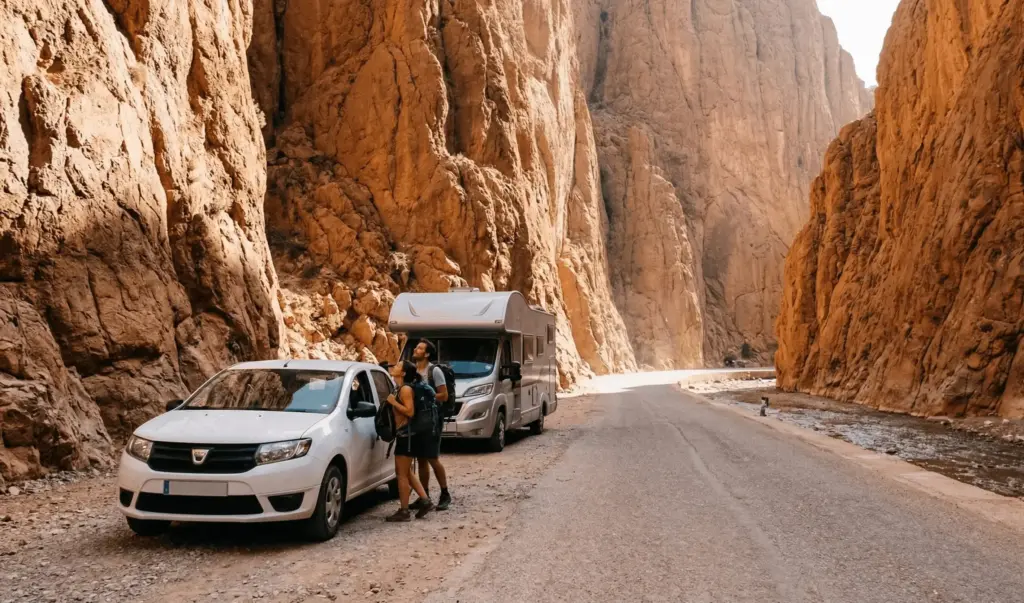 Todra-Schlucht mit dem Auto