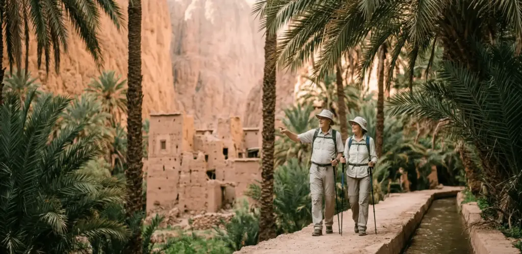 Todra Gorge hiking for seniors